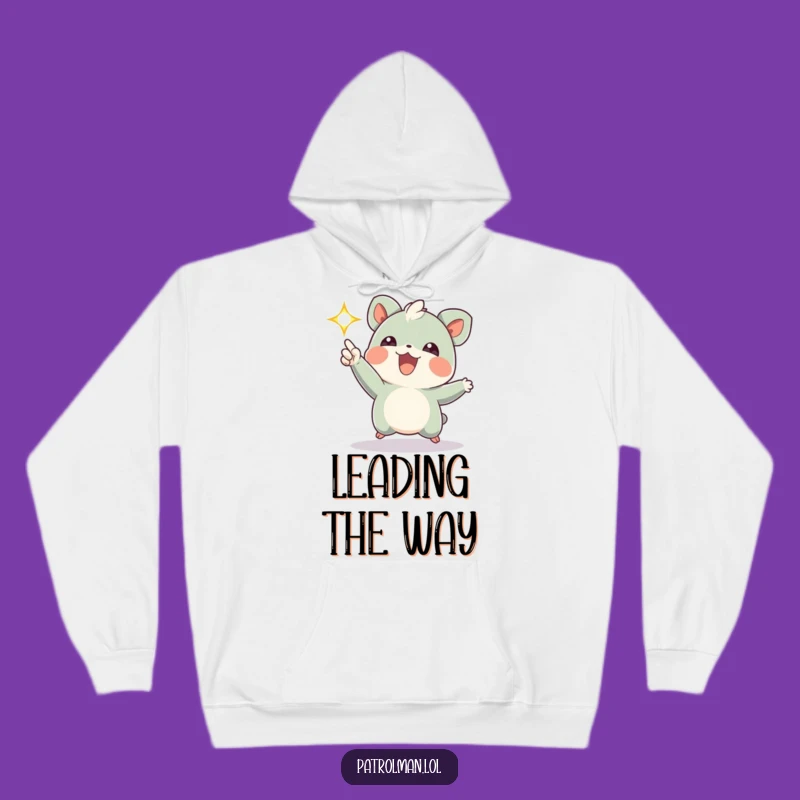 Funny Creature Spotlight Hoodie - Cozy Up with a Beam of Laughter